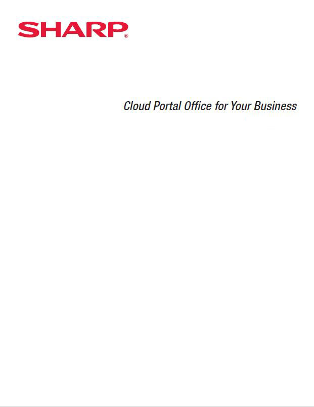sharp, cloud portal office, Document Essentials