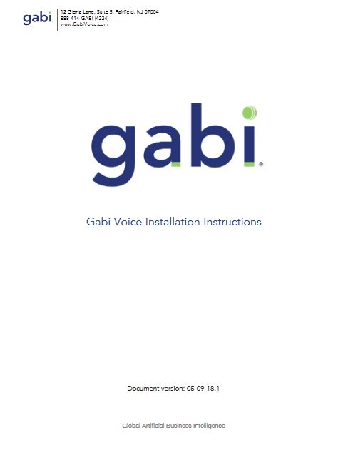 installation instructions, Xerox, Gabi Voice, Siri, innovation, apps, Document Essentials