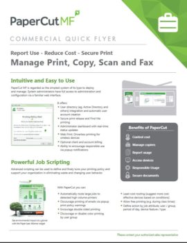Papercut, Mf, Commercial, Document Essentials