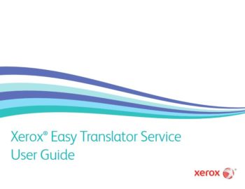 User Guide, Xerox, Easy Translator Service, Document Essentials